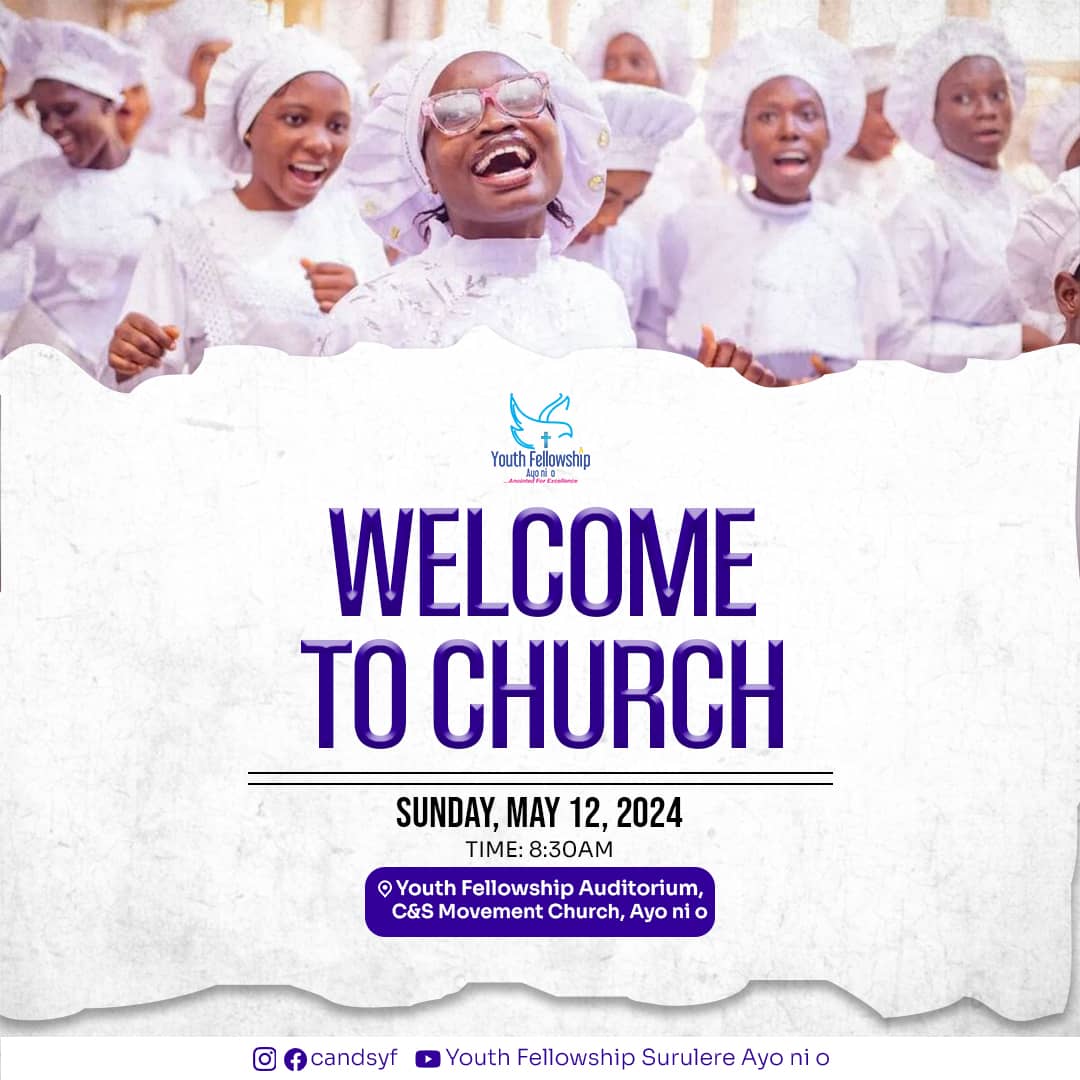 candsyf's tweet photo. Glad you are here! Welcome to Church. 

#Candsyf
#AnointedforExcellence https://t.co/ph06f4Nw3j