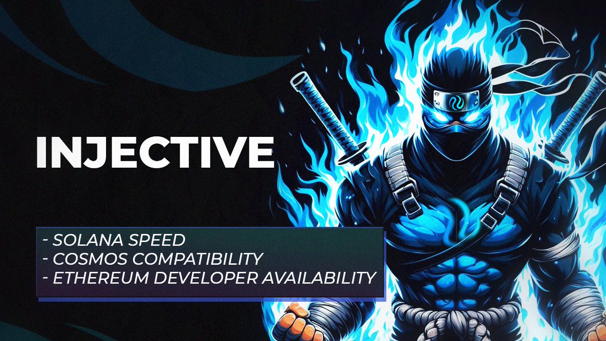 Kozh_Crypto's tweet image. 🔹@injective is a unique #L1blockchain that combines
- #Solana speed
- #Cosmos compatibility
- #Ethereum developer availability

🔥A revolutionary approach to #DeFi 

#Injective $INJ #INJ