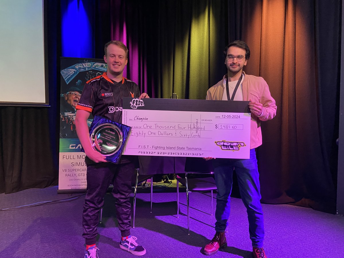 Kanga Esports (@kangaesports) on Twitter photo Finishing strong for Team Kanga!
Extending a big thank you to FIST TAS FGC Major for organizing a fantastic tournament!
And big ups to <a href="/Jdizzle_203/">Kanga Jdizzle</a> for securing 1st in SSBU and <a href="/SriksSG/">Kanga | Sriks</a> for taking 2nd in Street Fighter!🏆💪
@downtiltaus #KangGang🦘 Finishing strong for Team Kanga!
Extending a big thank you to FIST TAS FGC Major for organizing a fantastic tournament!
And big ups to <a href="/Jdizzle_203/">Kanga Jdizzle</a> for securing 1st in SSBU and <a href="/SriksSG/">Kanga | Sriks</a> for taking 2nd in Street Fighter!🏆💪
@downtiltaus #KangGang🦘