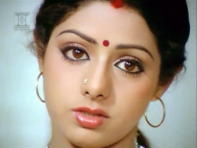 sridevi is not talked about enough, her face card is not talked about enough

🧐 ( if you know you know)
