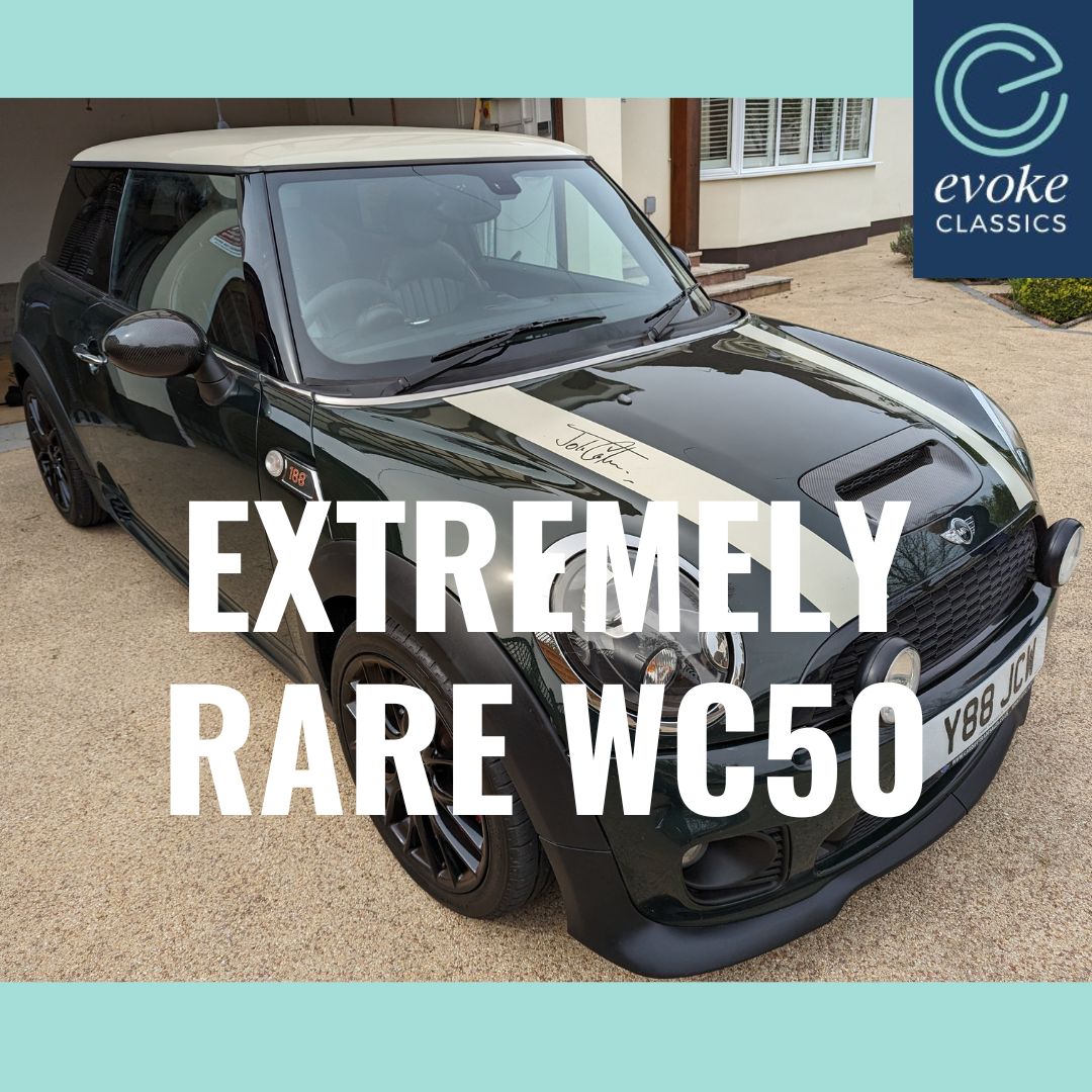 EvokeClassics's tweet photo. LIVE AT AUCTION
Ultra Rare 2010 Mini John Cooper Works WC 50
https://t.co/jiaSDVNvHz
+ Rarest special edition Mini
+ #188 of 500
+ Y88 JCW plate to stay with the car
+ Thousands spent
+ Great service History
#WC50 #JCWMini #MiniCooper #JohnCooperWorks https://t.co/clz5p4vWfw