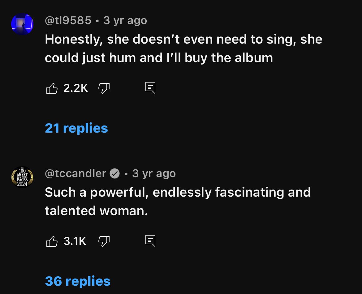 i love seeing these comments under hwasa's yt videos. for years audiences have known that she's a true artist! 💅