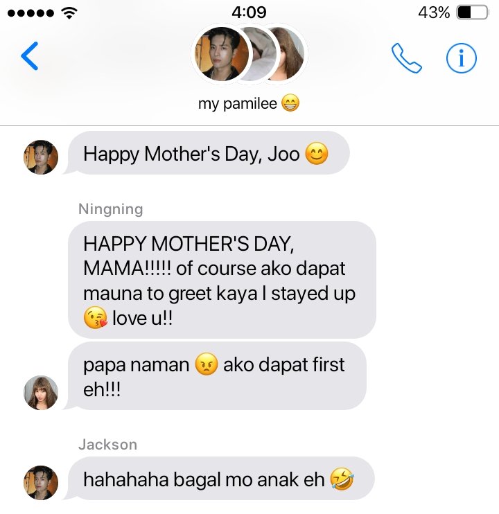 yourstrulyhope's tweet photo. it's their first time celebrating mother's day, and it seems like irn has 2 children to look after 😅
a gotvelvet #jackrene mother's day special 🩷 https://t.co/yZmuwwsn4M
