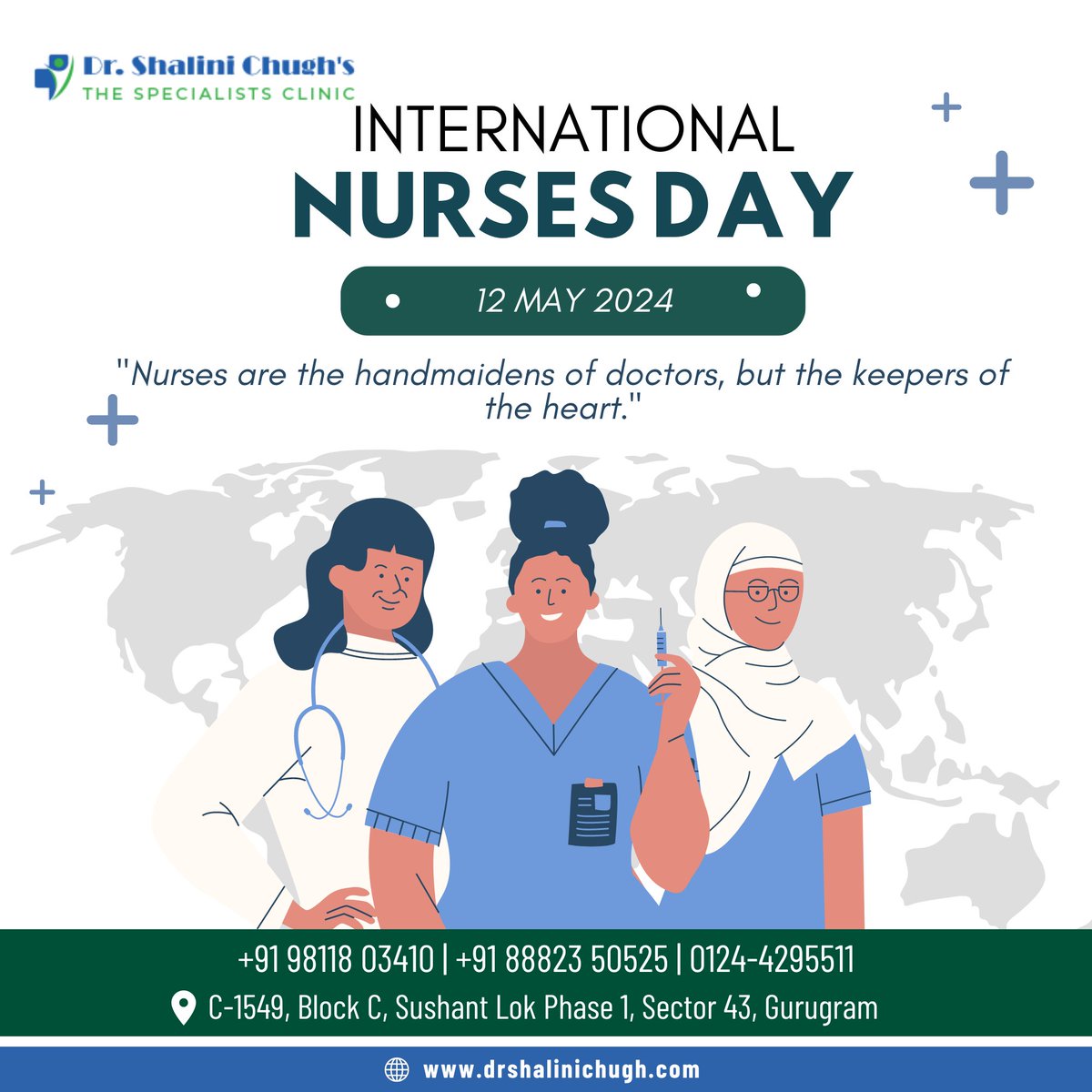 International Nurses Day Your dedication and compassion inspire us. Thank you for your selfless service and unwavering commitment to healing.

#InternationalNursesDay #ThankYouNurses #NursesRock #WeSaluteYou #NurseDay #NurseLife #NursingStrong #NurseHeroes #HealthcareHeroes