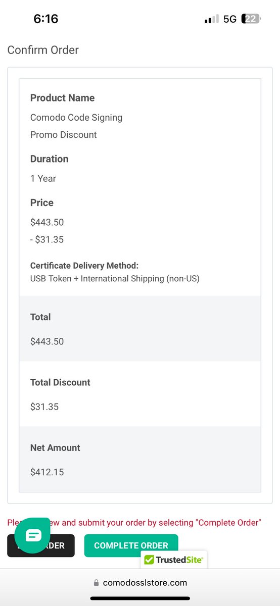 Windows code signing can’t be this expensive… can it? This has gotten 2-4x more expensive.

@cpojer what are you doing for windows?