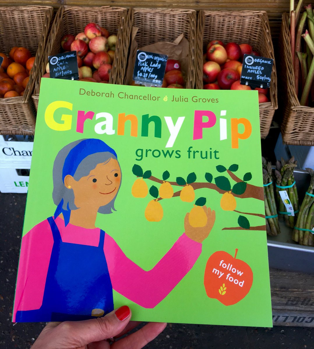 Granny Pip Grows Fruit is available in paperback! With additional content and fun activities!🍎 @Scallywagpress🍎Follow Granny Pip as she plants fruit bushes, feeds them with fertiliser, prunes and then harvests. Growing fruit is hard work, but eating it is delicious!