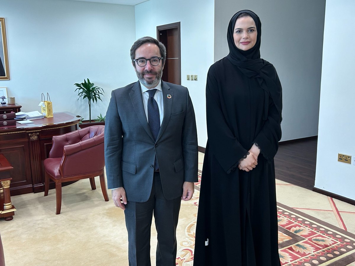Good conversations with @MofaQatar_EN Director of International Organisations, Sheikha Hanouf Abdulrahman Al-Thani today. @UNOPS is ready to expand cooperation with Qatar & keen to drive impactful aid to those in urgent need.