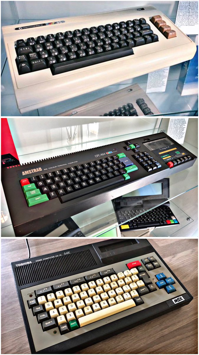 Today’s #RetroTrio offers you the #Commodore #VIC20, #Amstrad #CPC464 and #Toshiba #HX10.  Which will you keep, gift to a friend and delete forever? #RetroComputing #ComputerHistory #RetroGaming #VideoGames