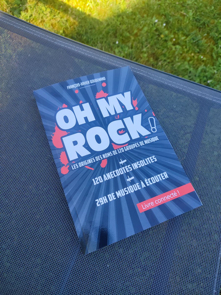 Il est arrivé ! 
Illustré et connecté ! #ohmyrock Mon nouveau livre sortira lundi chez tous les bons libraires de France ⚡️
✴️SORTIE LE 13 MAI 2024 #nouveaulivre #livre #libraire #musique #fnac #cultura #amazon