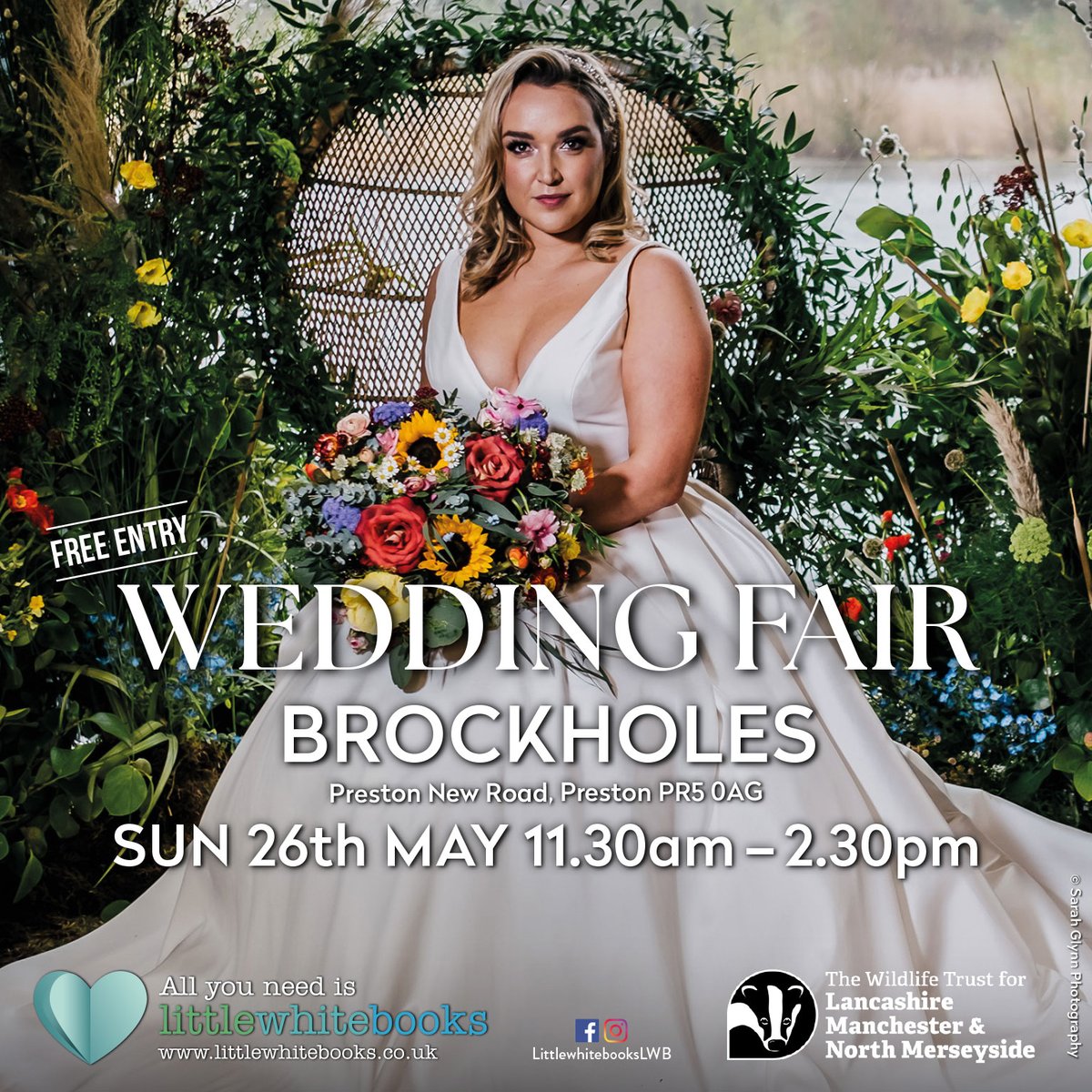 Looking for a unique wedding venue to decorate exactly as you want? @LWBLittleWhite are at Brockholes on Sun 26 May 💚 30 fabulous suppliers will help make your day special 💍 Free entry and parking from 11:30am. Register your interest: bit.ly/43KxrvT