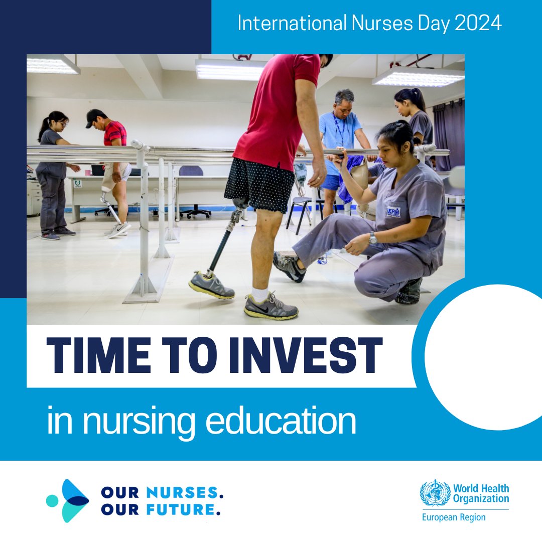 Investing in #nursing education and developing #nurses' roles is a win-win-win for 🤕patients 👩‍⚕️staff and 🏥health systems Raising standards of education helps raise standards of care❣️ 👉bit.ly/44ttxI9 #IND2024