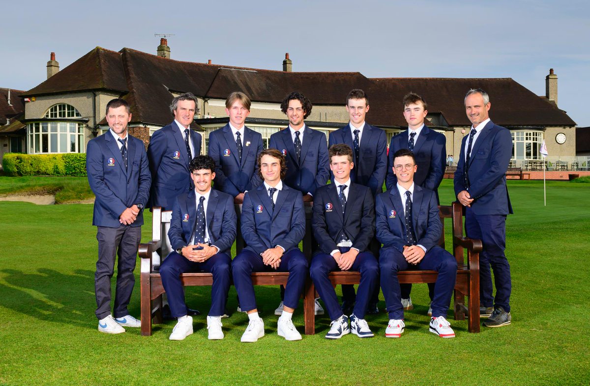 📸 Who will be celebrating this evening? England have won 26 of the 31 meetings between the teams, but the French have the upper hand so far at @MoortownGC. Follow the scoring at golfgenius.com/pages/4797366 #RespectInGolf #TogetherInGolf @ffgolf