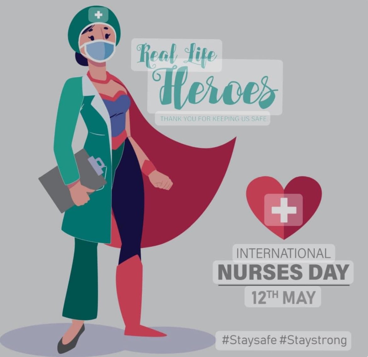 Happy international nurses day to all our wonderful nurses and student nurses #teallifeheroes 💙