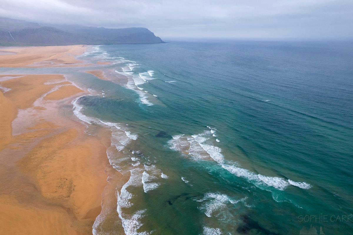 The beaches in #Iceland have to be seen to be believed. This is Rauðisandur/Rauðasandur up in the Westfjords, shot with the DJI Air2S in July 2021.