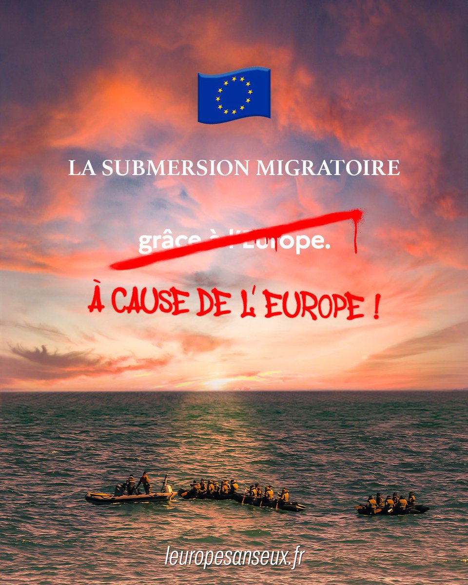 « Grâce à l'Europe » : la submersion migratoire contre la volonté des peuples ! ➡️ leuropesanseux.fr #VivementLe9Juin #AvecBardella