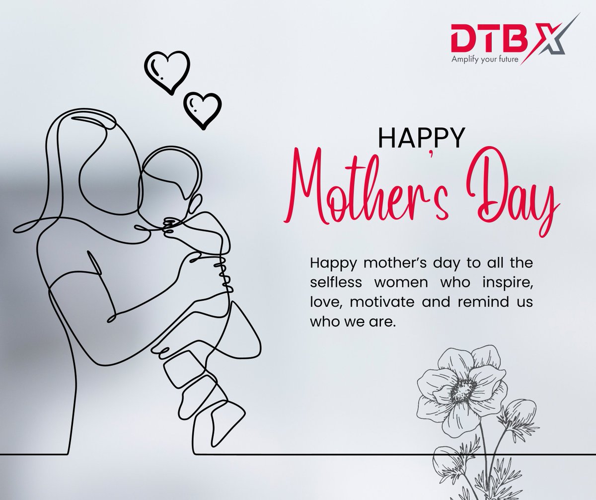 Of all gifts that life has to offer, a loving mother is the greatest of them all! Happy Mother's Day to all the amazing mothers, thank you for holding the world together with your love.

#DTBX #HappyMothersDay #MothersDay2023