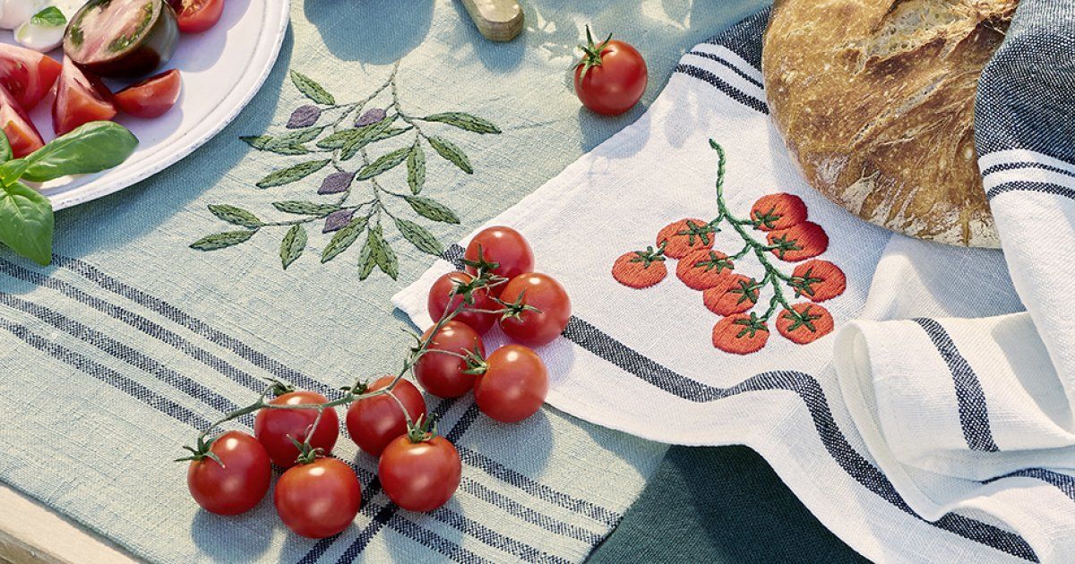 Broderie : 3 motifs à télécharger pour personnaliser du linge de table buff.ly/3jgSFd9