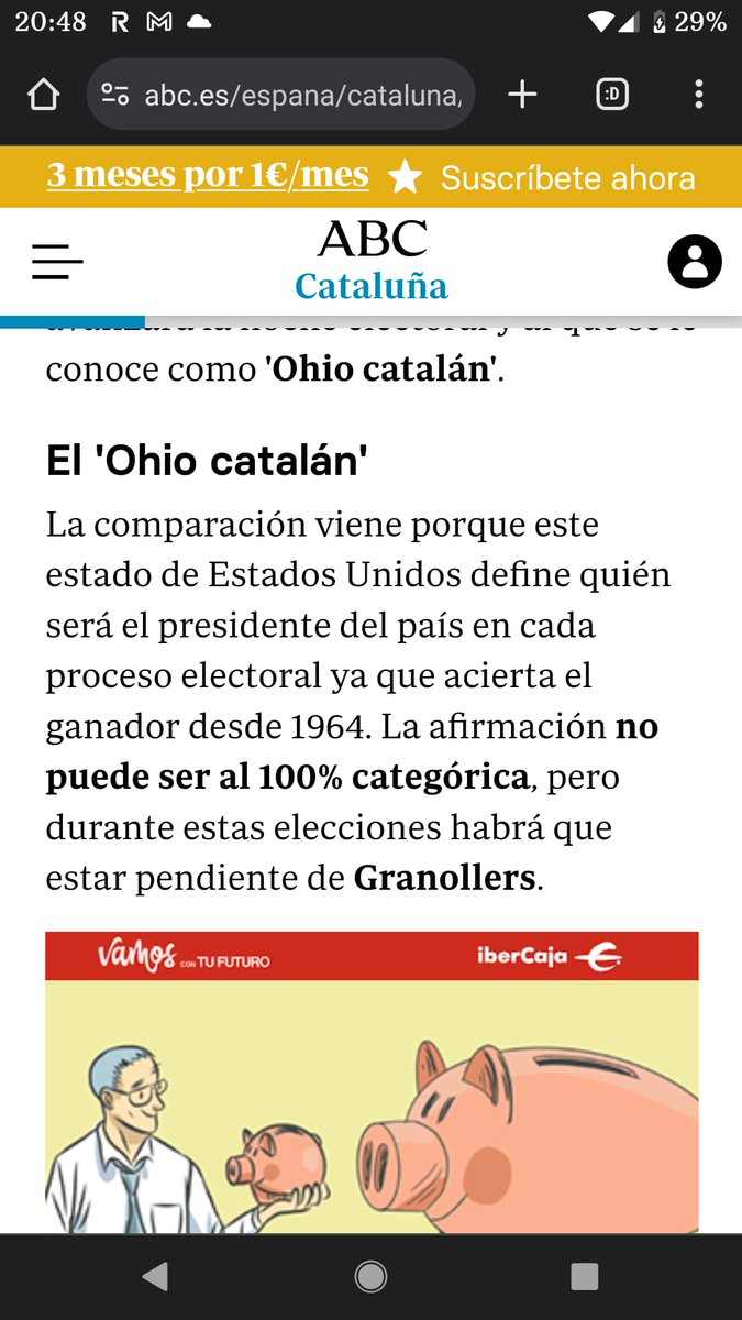 Doncs apa, acabo de votar a l'Ohio català 😂😅
 Deunidó l'urna com estava de plena ja a aquesta hora. #eleccions12M