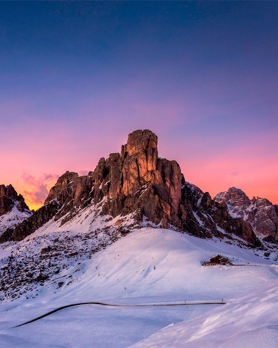 'The mountain is not just snow and cliffs, ridges, streams, lakes, pastures. The mountain is a way of living life. One step in front of the other, silence time and measure'. #MilanoCortina2026 #SundayMountain #mountain #mountains #sunday #domenica #dolomiti #dolomites #12maggio