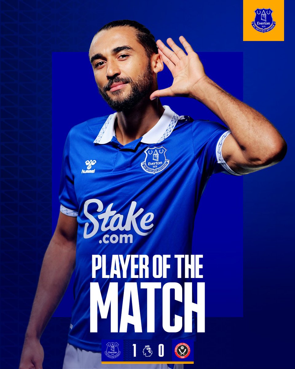 Another superb shift leading the line and the all-important assist. 🅰️ With 40% of the votes, @CalvertLewin14 is your #EVESHU POTM. ⭐️