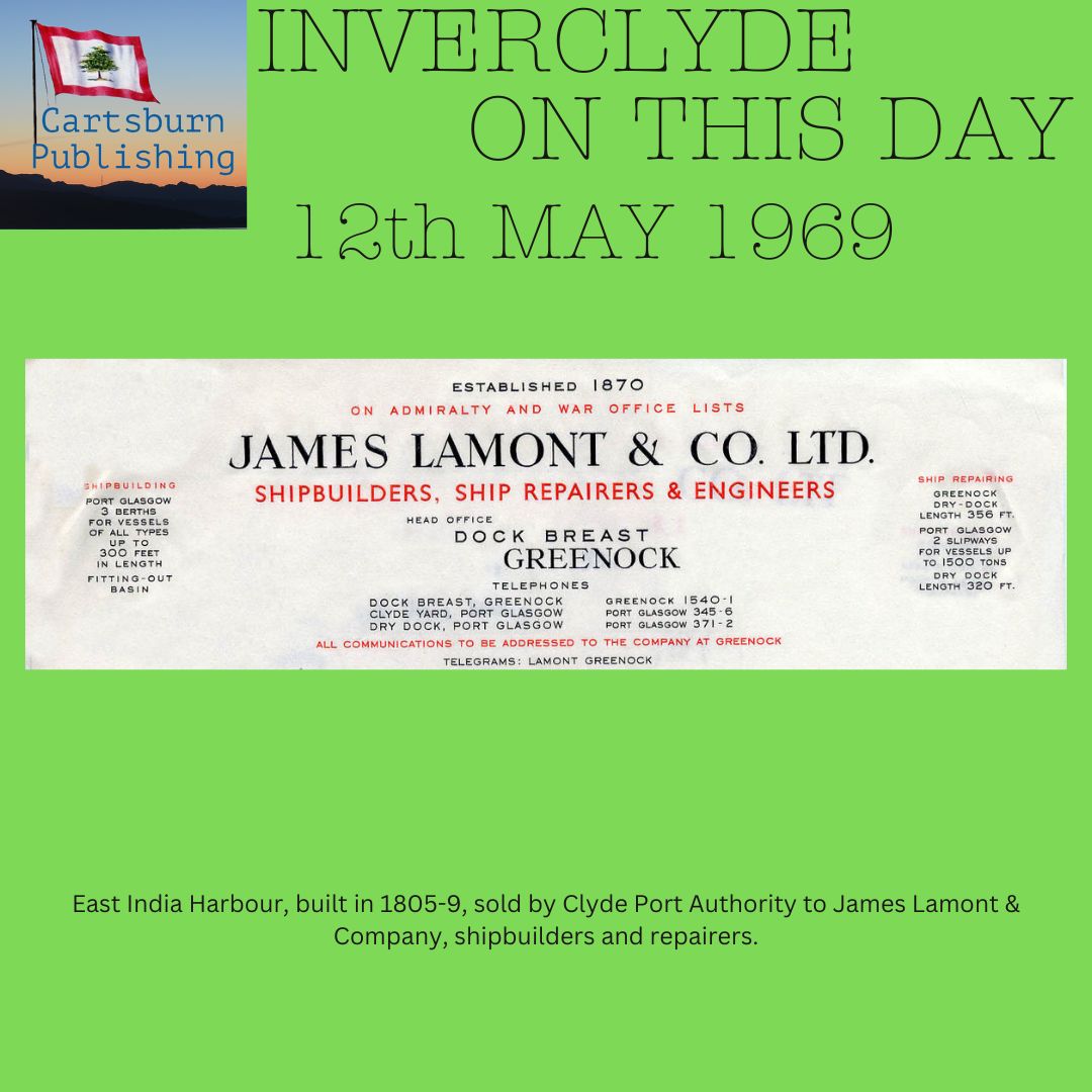 #OTD #LocalHistory #Inverclyde