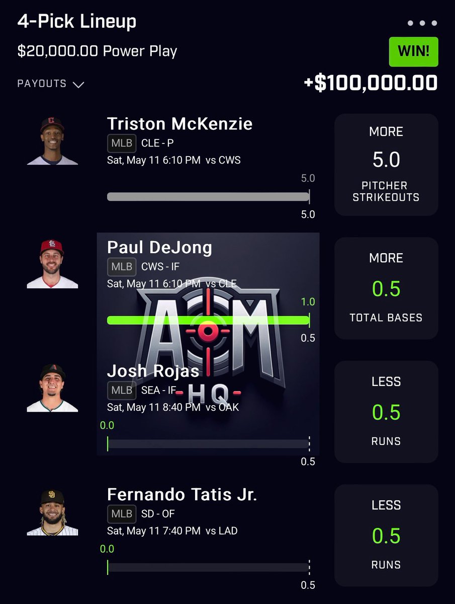 I CASHED TWO MLB 10x for $300,000🪬🧿💰 Picking 10-15 winners to win $1,000 each, must like, RT, follow & comment your Cashapp below to be eligible❤️ COD nukes are next today, do not miss out! 👇🏻JOIN PREMIUM NOW fanbasis.com/cdl_aim #GamblingTwitter #GamblingX #AimsHQ