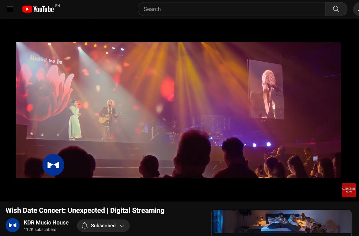 Amazing performance by the phenomenal Hakki and @arthurmiguelii on this #WishDateUnexpected concert starting Kate Yalung, Teejay Marquez, Tim Tuppil and Jameson Blake.

#UnexpectedDigitalStreaming
