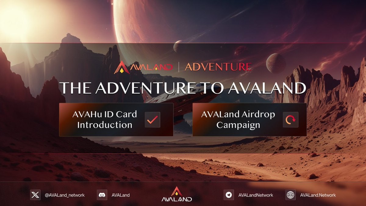 Airdrop6_com's tweet image. New #airdrop: AVALand (For all &amp;amp; Confirmed)
Reward: Point &amp;amp; Token
News: Avalanche, Core
Distribution date: After listing

🔗Airdrop Link: airdrop.avaland.network

Enter Code: HEwAMjY4yX8qtE3kHDpuH

1: Login to start earn AVAPoints
2: Comment your invite code to get more AVAPoints…