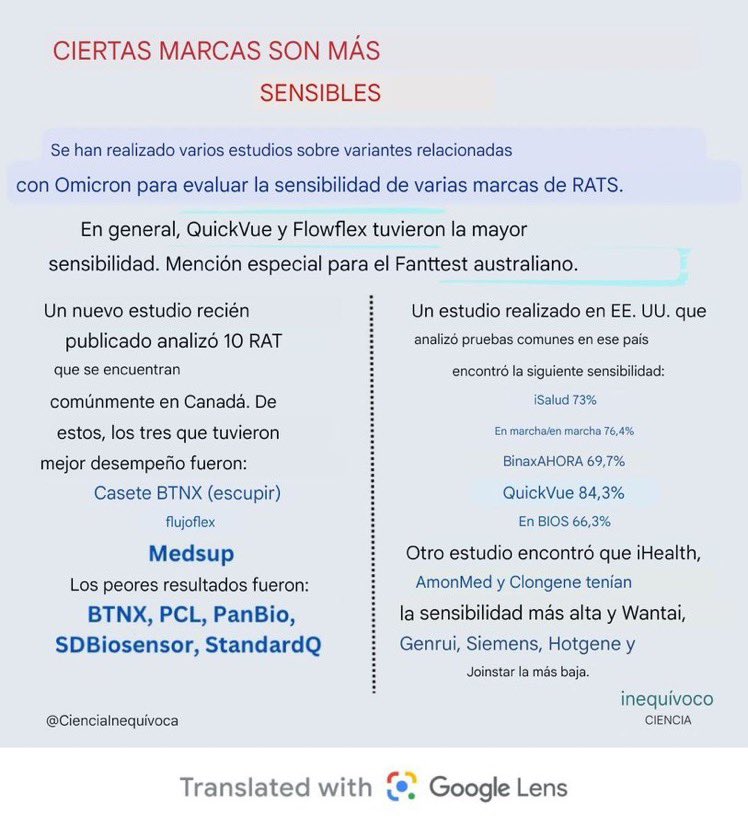 🟢 ¿SIGUEN FUNCIONANDO LOS TEST DE ANTÍGENOS? Los que yo utilizo van bien. Sé cómo usarlos y cuándo repetirlos. ✅ Conceptos clave. ✅ Qué marcas son más sensibles. ✅ Consejos para mejorar la sensibilidad. ✅ Consideraciones importantes. Pasen y lean el hilo. Thanks,…