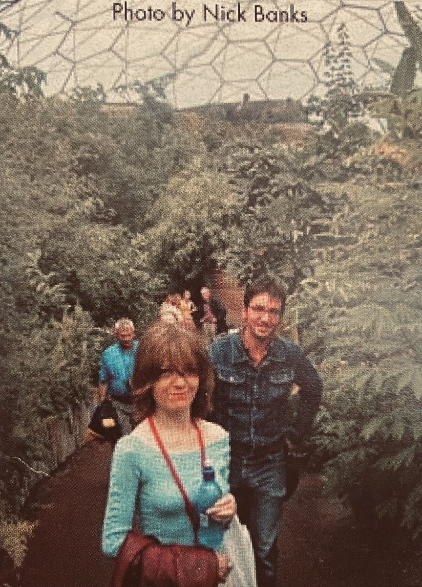 Looks like a wonderful day out at the Eden Project. Candida Doyle and Richard Hawley Photo by Nick Banks Pulp People 38