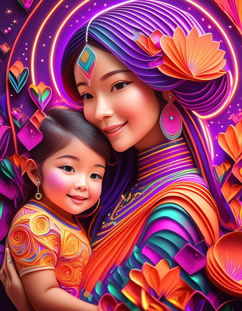 Your strength, wisdom, love, and encouragement are truly an inspiration! :) Happy Mother’s Day Blessings to all you super Mom's out there ♥️ #MothersDayLove #AdobeFirefly