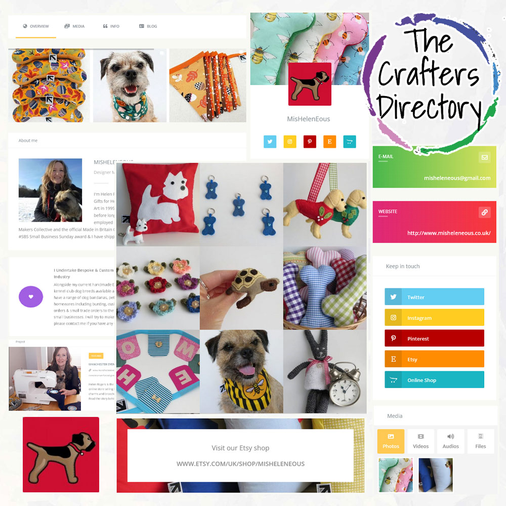 Meet the latest featured crafter @misheleneous on thecraftersdirectory.co.uk😊 View their listing thecraftersdirectory.co.uk/misheleneous Are you a UK crafter or creative? Why not join them and other amazing creatives for just £10 per year at thecraftersdirectory.co.uk #CraftBizParty #ukgiftam