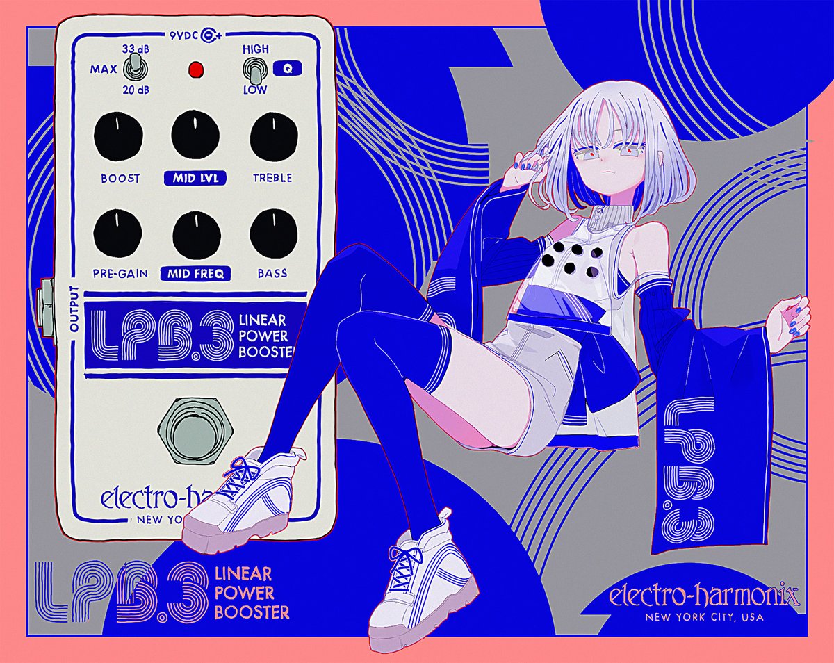∥∥∥∥𝗟𝗣𝗕.𝟯 𝗟𝗜𝗡𝗘𝗔𝗥 𝗣𝗢𝗪𝗘𝗥 𝗕𝗢𝗢𝗦𝗧𝗘𝗥∥∥∥∥
※Unofficial fan art for electro-harmonix new LPB-3