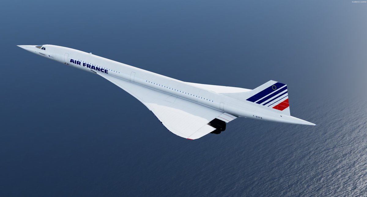 Entrainement d'épandage #chemtrails  en Airbus Concorde à Mach 2 avec le logiciel Prepar3D   👀