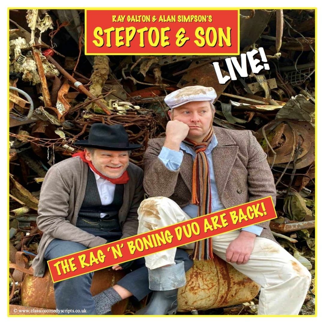 ✨ Show Announcement: Steptoe & Son Live 🎭 Come and join Steptoe & Son for all the hilarious conflict that our four classic episodes have to offer! See your favourite moments being performed for you live on stage. 📅 Fri 27 June 2025 🎟️ Book here: buff.ly/4ac19vw