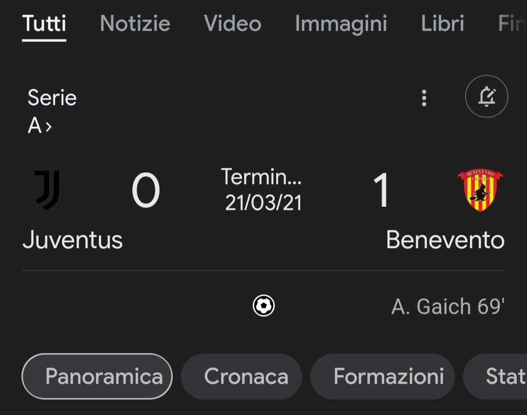 Juventus-Salernitana di oggi mi da le stesse vibes