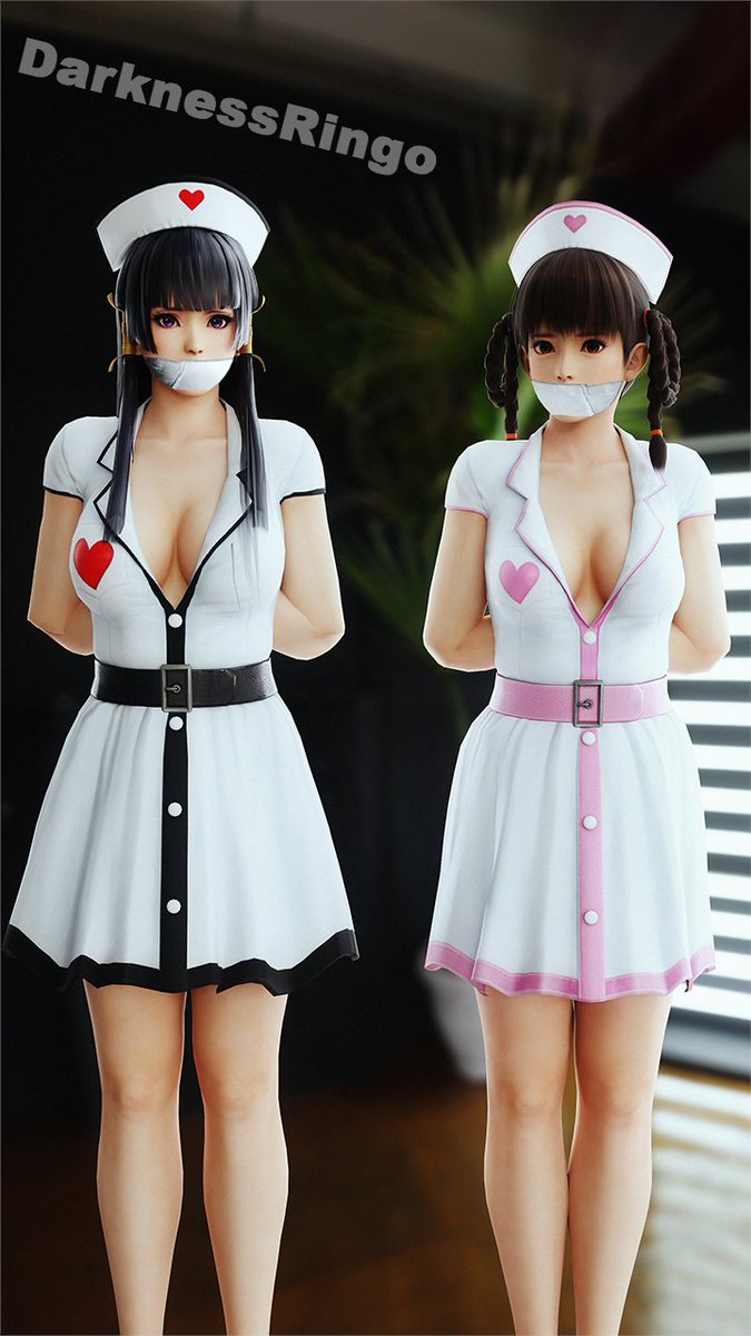 DarknessRingo's tweet photo. Commission: Taped nurses

This was made as a commission for a client.      
For commission send me a DM!  

#commission #DeadorAlive #doa #nyotengu #leifang #fetish #tape https://t.co/9il0Kn7GFU
