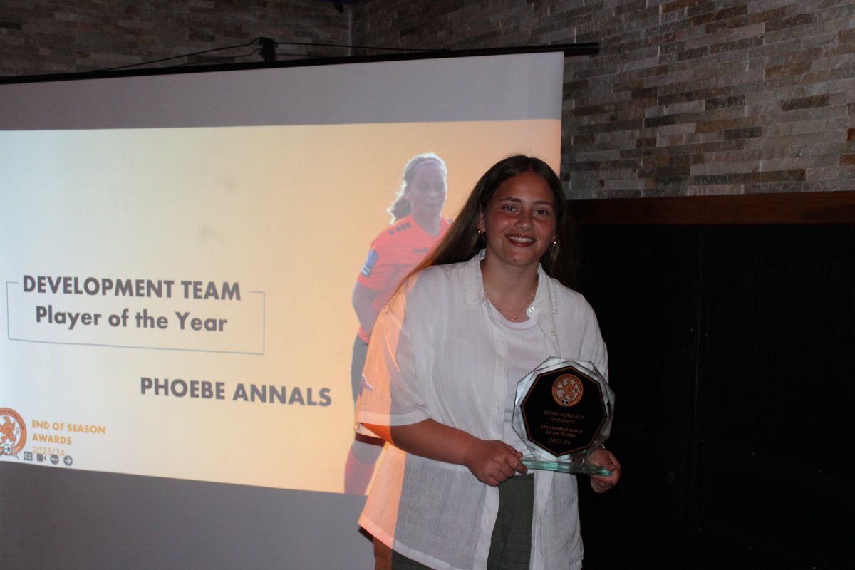 🔸 Development Team

Our 2023/24 End of Season Awards…

Top Scorer - Eva Cassidy
Player’s Player of the Season - Faith Mann
Player of the Season - Phoebe Annals

#RBWFC #WeAreBorough