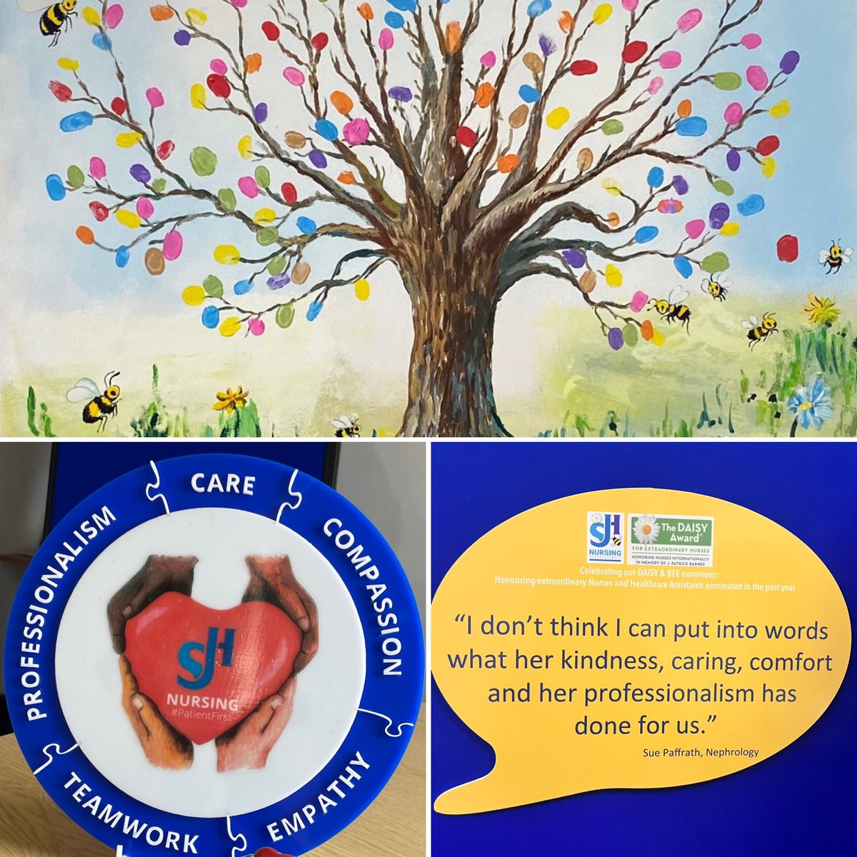 Happy #IND2024 🇮🇪🌎 Thank you #SJHNursing #SJHHCA 🌸 Promising to sustain our celebrations in recognising & valuing each other 🌼 #SJHNursing through our Professional Practice Model 🧩Care 🧩Empathy 🧩Compassion 🧩Teamwork 🧩Professionalism 🟰 #SJHNursing #INDSJH24