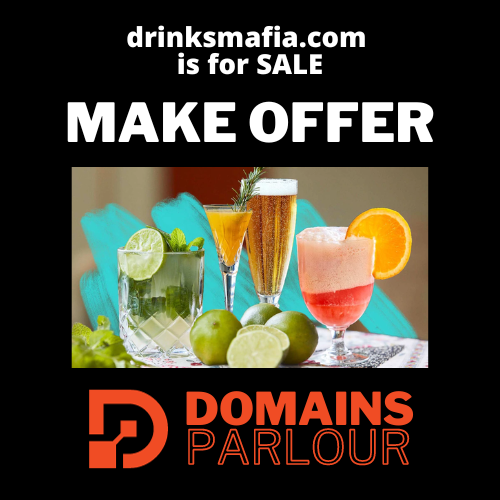 drinksmafia .com is FOR SALE
#drinksmafia 
#mafia #drinks #makeoffer #domains #domainsforsale #domainer #investor #PremiumDomains #DomainNames #DomainInvesting #Cocktails #wines #beer #liquor #harddrin