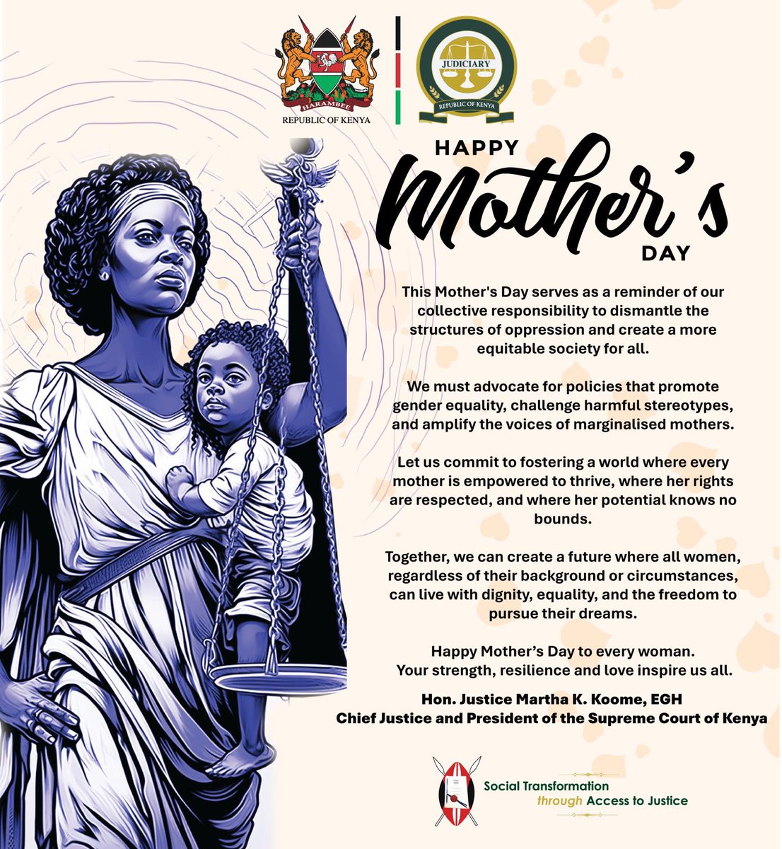 Hon. Justice Martha K. Koome, EGH (@CJMarthaKoome) on Twitter photo 2024-05-12 08:57:01