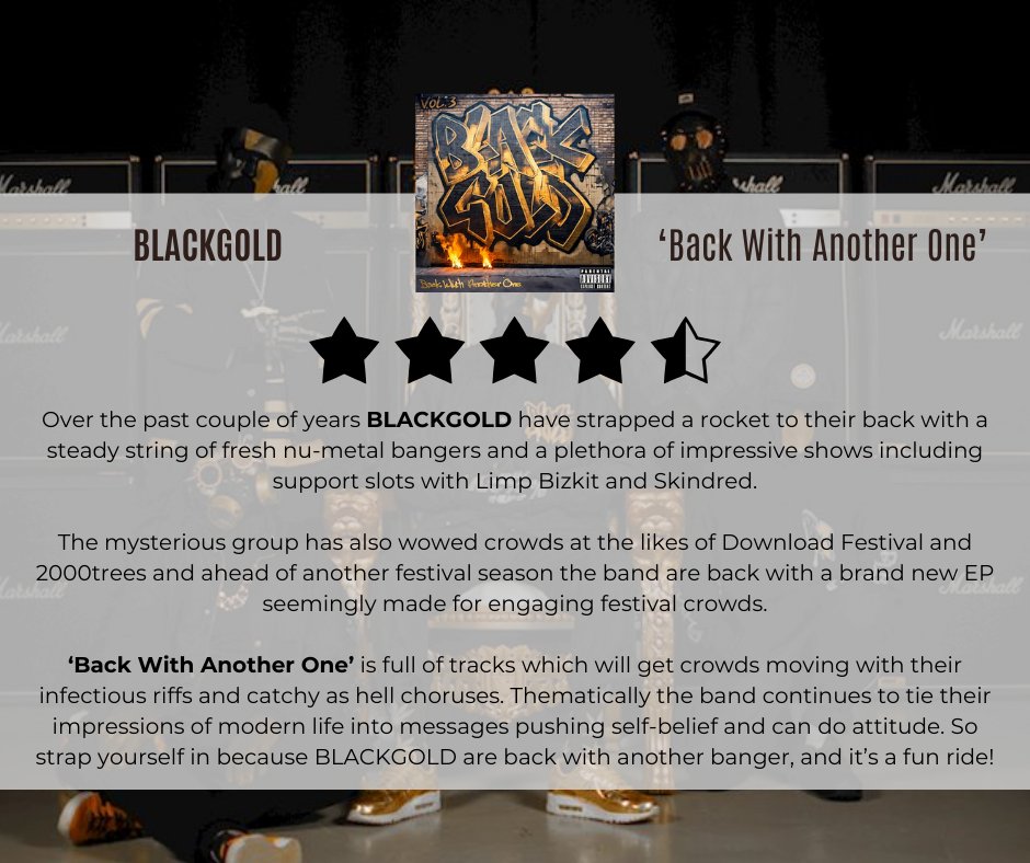 EP REVIEW: BLACKGOLD unleash new EP, 'Back With Another One'! @BLACKGOLDhg - #backwithanotherone Read our review 👇 fullpeltmusic.com/2024/05/blackg…