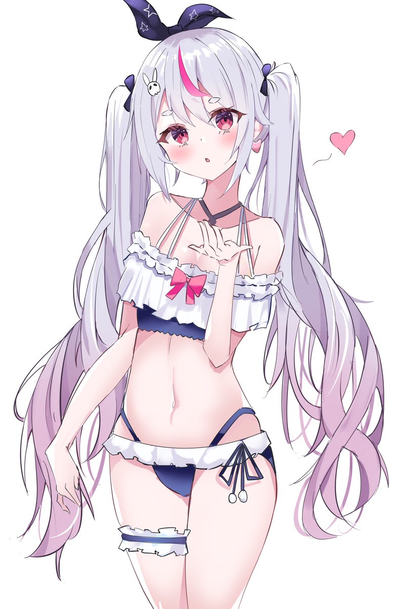 兎咲ミミ💜👙 #ミミ画