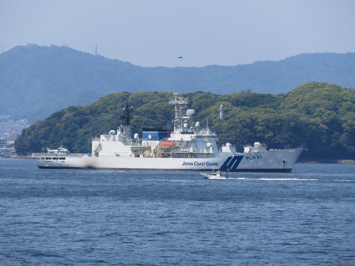 #海上保安の日
昨年のG7広島サミットでの広島湾の巡視船たち