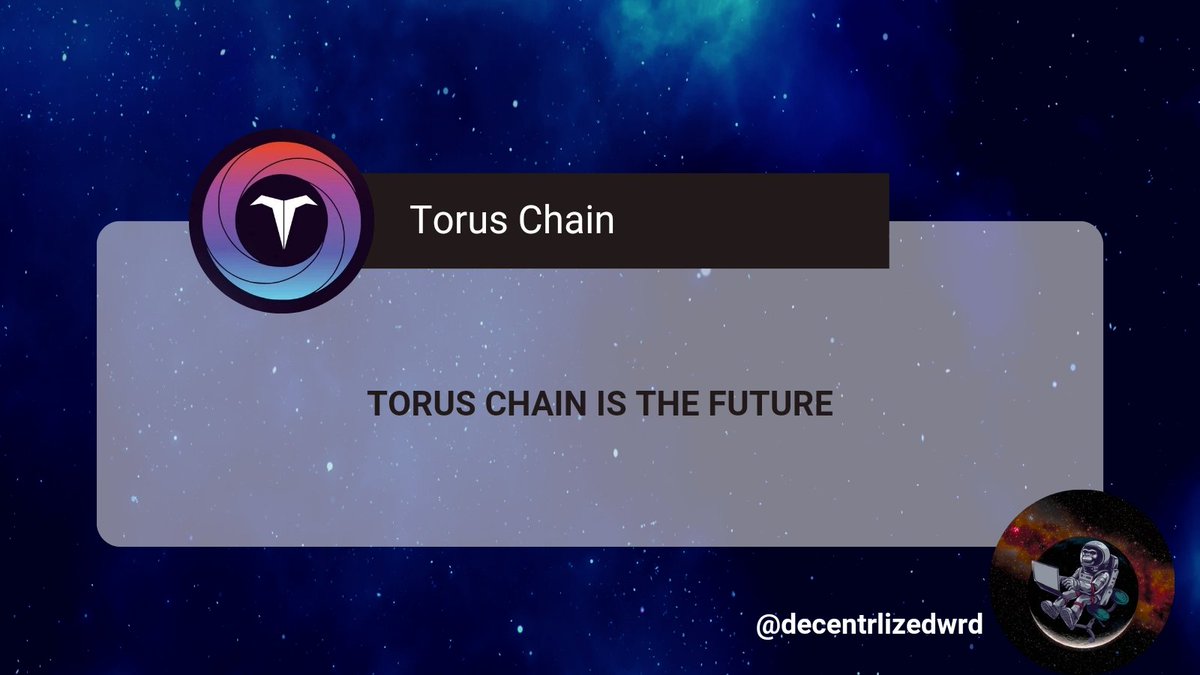 7 Experience the future of digital media with @TorusChain . Whether you're a content creator, developer, or user, Torus opens doors to new monetization models, enhanced user experiences, and a decentralized digital ecosystem. #Torus #Blockchain #DigitalInnovation #Web3