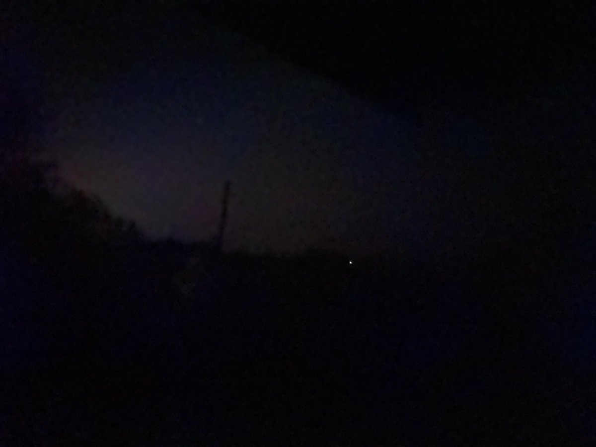 No fog last night - but hardly a stellar display 🤣😬 #auroraUK