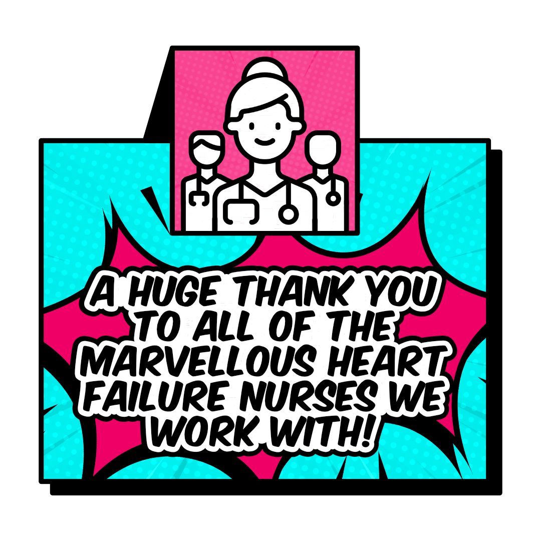 Today is #InternationalNursesDay and we want to celebrate all of the marvellous Heart Failure nurses that we work with. Keep up the great work helping #HeartFailure patients to live well and we will #BeatHF together.