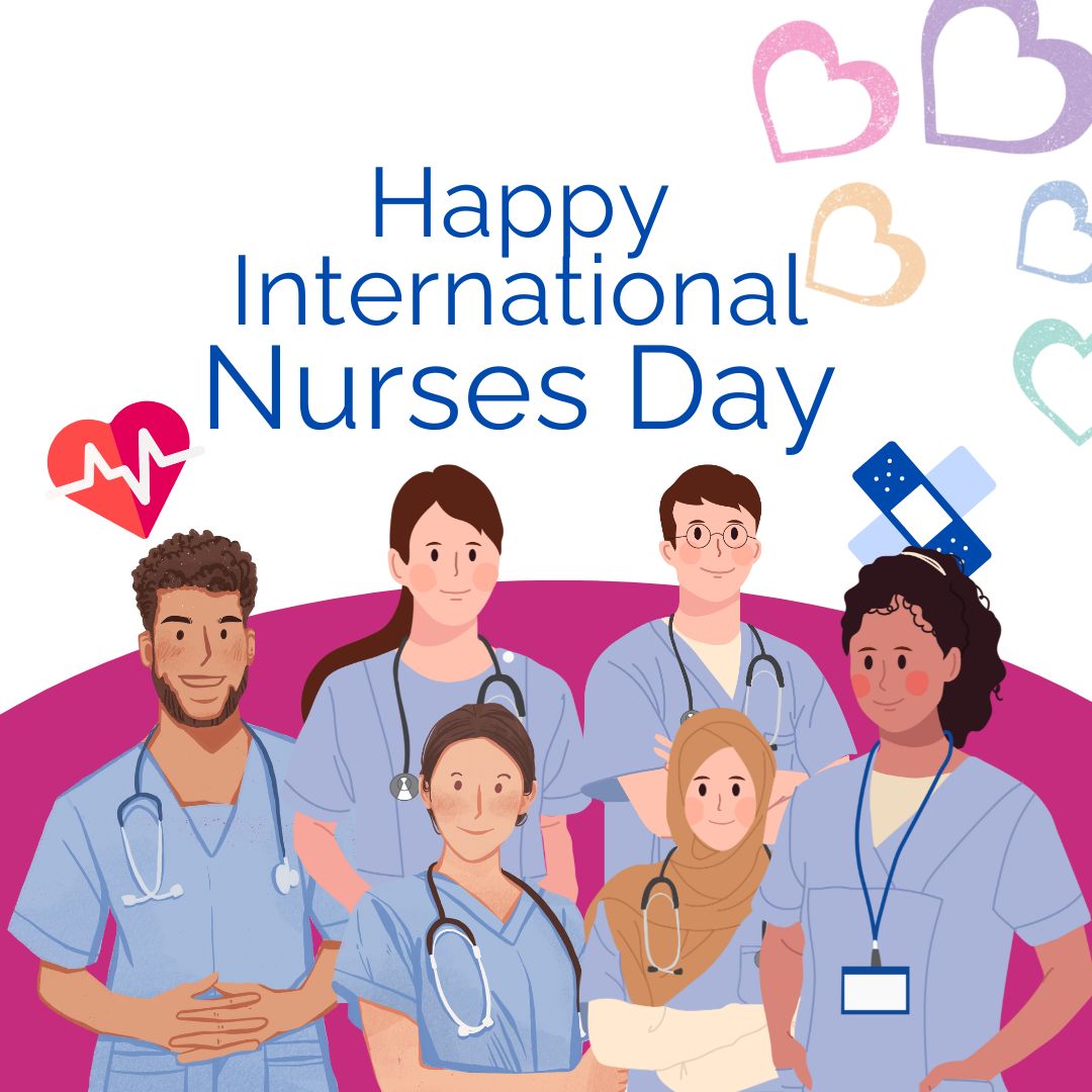 Each and every day we are inspired by all the incredible nurses who work across UHDB. This International Nurses Day we want to say an extra special thank you to everyone across University Hospitals of Derby and Burton 💙💙