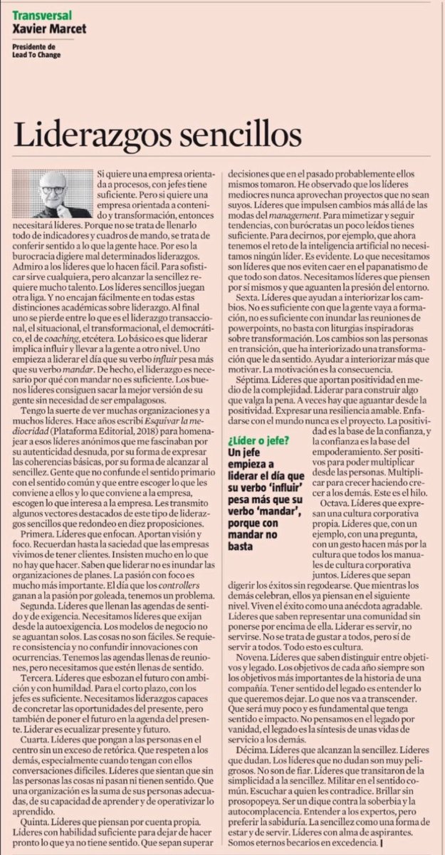La sencillez como una forma de estar y de servir a los demás.
