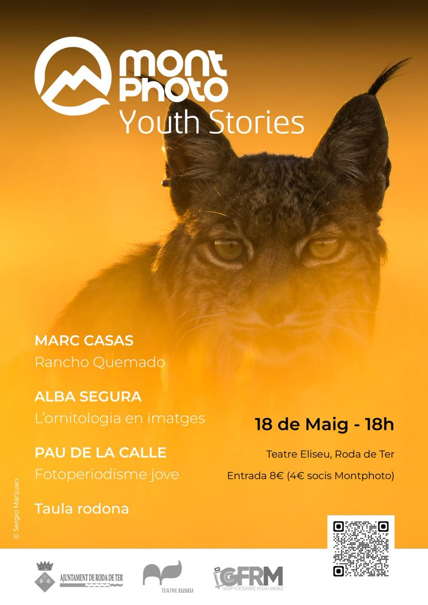 gfmanlleu's tweet photo. Ep! El 18 de maig tenim de nou @montphoto a #Osona. Aquest cop de la mà del Grup Fotogràfic Roda i Masies. Hi serem 💙 https://t.co/2rn9fBADUL